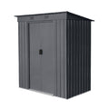 Abri de jardin en métal pour rangement extérieur - 120 x 80 x 180