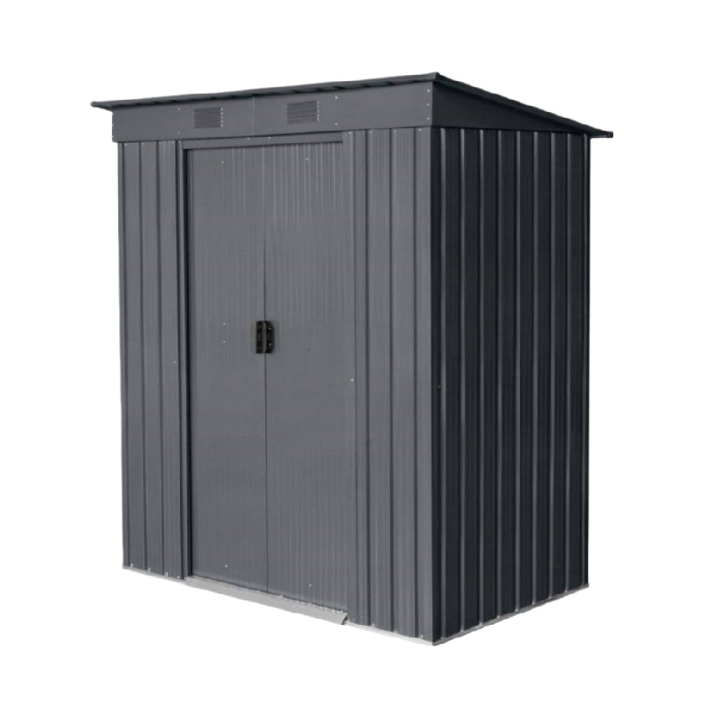 Abri de jardin en métal pour rangement extérieur - 120 x 80 x 180
